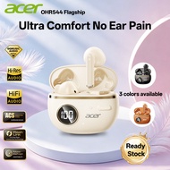 Acer OHR544 Bluetooth 5.4 Earbuds Wireless Earphones [Ready Stock] Original Leather Case LED Screen 