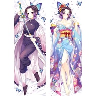 Demon Slayer Kochou Shinobu Anime character printed Dakimakura Pillowcase Hug Body Sexy  Pillowcase 