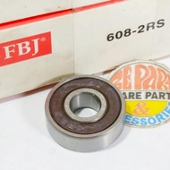 [3E Parts & Acc] Bearing 608 2RS FBJ Laher 608-2RS Dlt 8-22-7 Rare Item