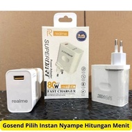 REALME 80W SUPER FAST CHARGING/CHARGER U-70 CASAN HEAD CHARGER BATOK