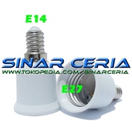 E14 To E27 Cap Lamp Light Converter Adapter E-14 To E-27 Lamp Holder Converter Adapter E 27 E 14