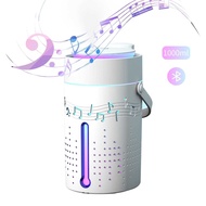 1000mL Mist Humidifier Diffuser with Bluetooth Speaker Colorful Light Quiet Humidifier Essential Oil
