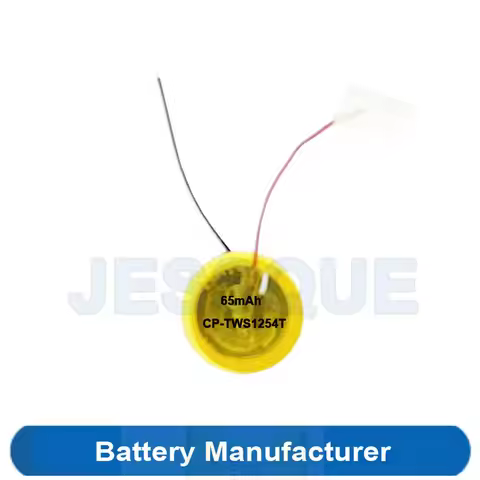 2PCS/Lot 65mAh CP-TWS1254T Battery For Jabra Sport Pulse ROX Wireless V BUDS B&O H5 Earbuds TWS Airp