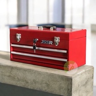 กล่องเครื่องมือช่าง 20 นิ้ว รุ่น 2 ลิ้นชัก เปิดบนได้ 22x51x24.5 ซม. มี2สี