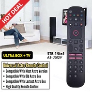 Replacement TV Remote Ultra Box UNIVERSAL SET UP BOX 15 in 1 / Alat Kawalan Jauh TV
