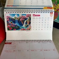 2026 Desk Calendar A and M-shaped Desk Calendar with Lunar Calendar and Notes, High-end, exclusive O