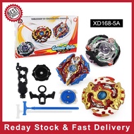 XD168-5 Alloy Metal Attack Launcher Gift Box Packing Burst Beyblade Set Toy