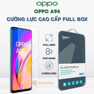 Genuine Gor full screen Oppo A94 tempered glass used with all types of cases - Oppo A94 screen prote