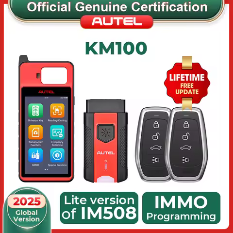 Autel MaxiIM KM100 Key Fob Programmer Immobilizer Tool Key Creation IMMO Learning Chip Read Write Cl