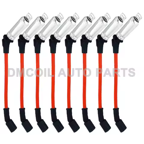 8 PCS IGNITION WIRE SET SPARK CABLES FOR CADILLAC CHEVROLET TAHOE GMC HUMMER 4.3L 4.8L 5.3L 5.7L 6.0