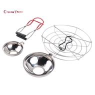 4 Pieces Canning Kit, 1PC Canning Rack+ 1PC Canning Jar Lifter Tong+ 2PC Canning Funnels, Canning Su