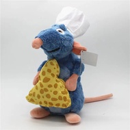 Cute Disney Mouse Anime Ratatouille Remy Bread Hat Plushie Stuffed Animals Plush Toys Kawaii Lovely 