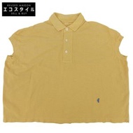 Forty-Five R Canoco 中號吊帶 Polo 衫，純棉，女款，黃色，70570012