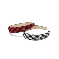MFG Circle Logo Check Hairband