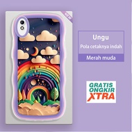 HP Mater.case Redmi 6 6A 7 8 8A K40S 9A 9C 10A 9T 10C 10 5G sofe Phone Case Rainbow Pattern and rain