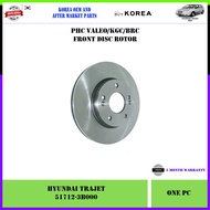Hyundai Trajet Front Korea Aftermarket Disc Rotor 1pc (51712-3B000)