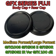 BODY CAP Camera & REAR CAP Lens For GFX SERIES FUJIFILM (Medium Format/LARGE) Mirrorless Camera Body