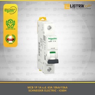 Mcb 1P 1A SD 63A 10Ka/15Ka Ic60H C Schneider Electric - A9F841**