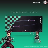 PRESS PLAY x NICHIRIN 40x90 Gaming Deskmat Mousepad Original