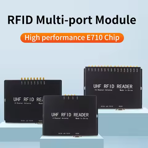 RFID Long Range Reader Impinj E710 Chip UHF 860mhz 960mhz RFID Reader RS232 TCP IP UHF Reader for Wa