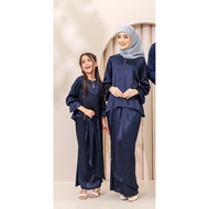 Baju raya budak perempuan navy blue