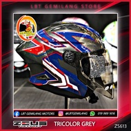 ZEUS Helmets ZS613 [TRICOLOUR GREY]