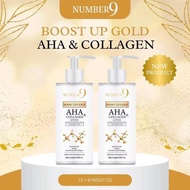 1 แถม 1 โลชั่นทองคำผสมคอลลาเจน AHA 500 ml นับเบอร์ไนน์ ผิว มอยเจอร์ไรเซอร์