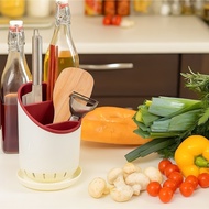 Cultery Holder Drainer Rack Spoon Fork Container Storage Box Cutlery Knife Chopsticks Spatula Rice L