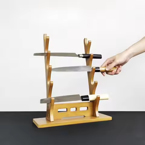 Stand Katana Support Holder Wooden Sword Storage Shelf Support Display Demon Slayer Japanese Katana 