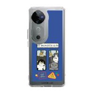 Vivo V40 5G Clear Case Monster & Friends Be Patient