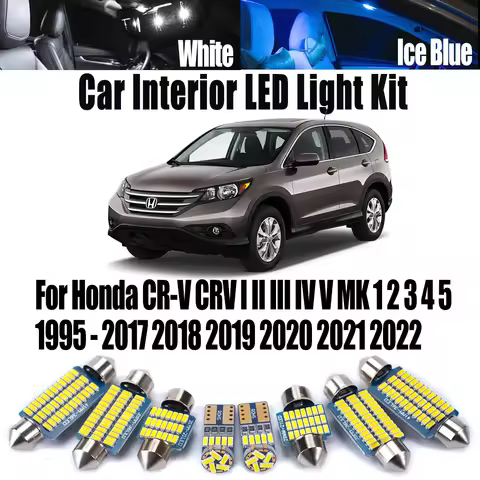 Number Plate Bulbs Kit For Honda CR-V CRV I II III IV V MK 1 2 3 4 5 1995 - 2017 2018 2019 2020 2021