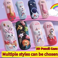 3D Kids Pencil Case Pencil Box Cute Cartoon Design School Box Pencil Cases School Stationery