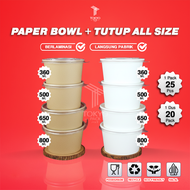 Paper Bowl 360 ml / Mangkok Kertas / Rice Bowl Paper 360 ml