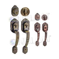 NELON Grip Handleset - Handle 1611 (Main Door Lock / Entrance Door Lock / HDB Main Door Lock / Thumbpress Lock)