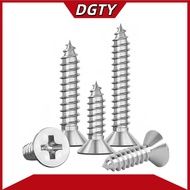304 Stainless Steel Self-Tapping Screw Phillips Countersunk Head Screw Flat Head Self-Tapping Screw 