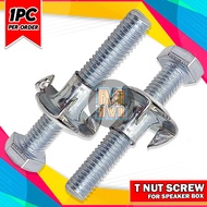 T NUT SCREW FOR SPEAKER STAINLESS FOR SOUND SYSTEM SPEAKER BOX BAFFLE BOX TSCREW BOLT TYPE