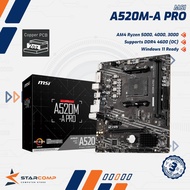 MSI A520M-A Pro AM4 A520 DDR4 Mainboard AMD AM4