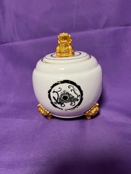 三足鍍金品茗茶葉密封罐