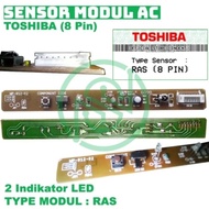 Original Toshiba 8 Pin Ac Module Pcb Sensor 8 Pin 2 Led Indicator Original