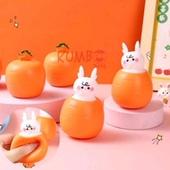 Squishy Pop Up Rabbit Carrot Toy Anti Stress Squishy Rabbit Carrot