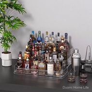 Small Wine Display Rack Step-by-Step Small Foreign Wine Mini Small Liquor Bottle Display Rack Transp