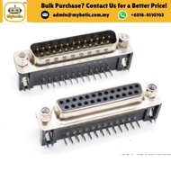 DB25 Connector Right Angle - Female/Male
