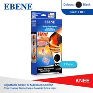 Ebene Bio-Ray Extra Strength Knee Guard - Heat Therapy 1 Piece, Black (Free Size)