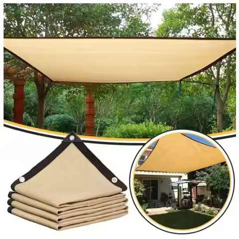 Outdoor Garden Sunshade Net Pergola Canopy Swimming Pool Awning Net Sun Protection Car Canvas Shadin