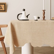 YINSHANG | Waterproof Heat-Resistant Wash-Free Hemp-Feel Tablecloth