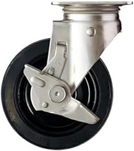 Hammer Caster SUS 313S-RBU150 Rubber B Car with Side SP 5.9 inches (150 mm)