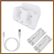 [chasoedivine.] Smart Charging Station Dock Stand Charger for  U Gamepad Remote Controller A9LC(Whit