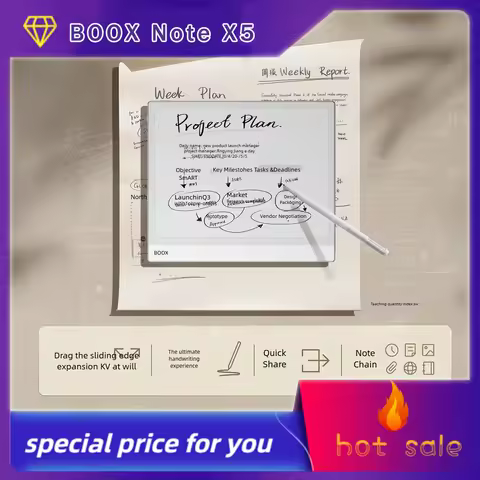 2025 New BOOX Note X5 X5S AI smart office book 10.3-inch e-book reader Ink screen electronic paper b