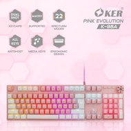 OKER K-98A BACKLIT MECHANICAL KEYBOARD