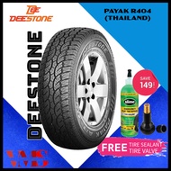 265/70R16 DEESTONE PAYAK TUBELESS TIRE FOR CARS WITH FREE TIRE SEALANT &amp; TIRE VALVE